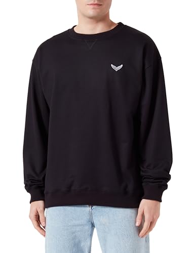 TRIGEMA Herren 674550124 Sweatshirt, Schwarz, M von Trigema