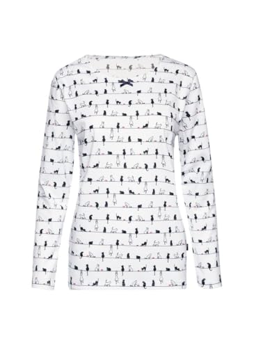 TRIGEMA Langarmshirt mit Katzenmotiv von Trigema