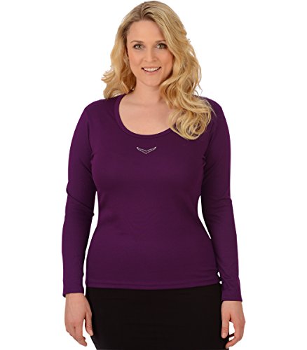 TRIGEMA Langarmshirt mit Kristallsteinen von Trigema