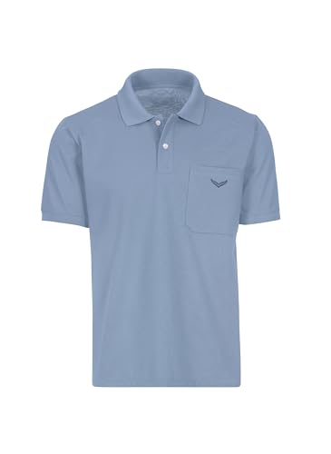 TRIGEMA Polohemd mit Brusttasche für Herren - Poloshirt hochwertig in Deluxe Piqué-Qualität- Regular Fit - 627602 von Trigema