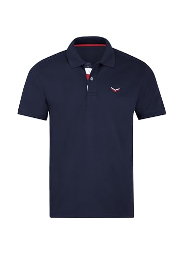 TRIGEMA Poloshirt mit dreifarbiger Knopfleiste von Trigema