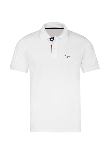 TRIGEMA Poloshirt mit dreifarbiger Knopfleiste von Trigema