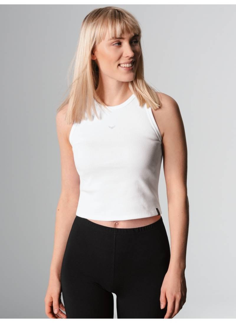 Trigema Crop-Top "TRIGEMA Cropped Top aus elastischem Doppelripp" 1 Stk. tlg. von Trigema