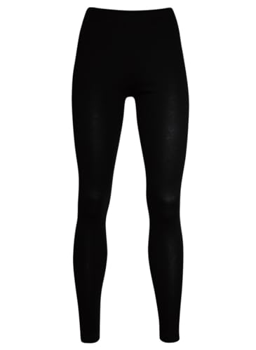 Trigema Damen 502001 Legging, Schwarz (Schwarz 008), 44 (Herstellergröße: L) von Trigema