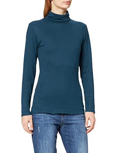 Trigema Damen 502010 Sweatshirt, Saphir-Melange, S von Trigema