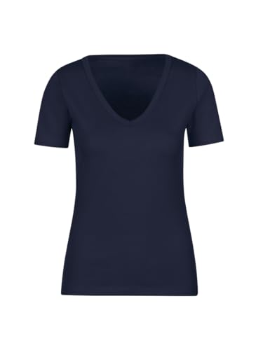 TRIGEMA V-Shirt aus Baumwolle/Elastan von Trigema
