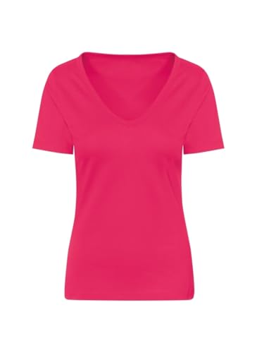 Trigema Damen 502207 T-Shirt, Pink (Koralle 134), X-Large von Trigema