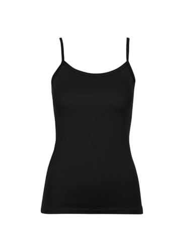 Trigema Damen 502401 Top, Schwarz (Schwarz 008), 40 (Herstellergröße: M) von Trigema