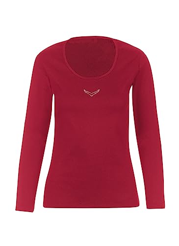 Trigema Damen Langarmshirt mit Swarovski® Kristallen von Trigema