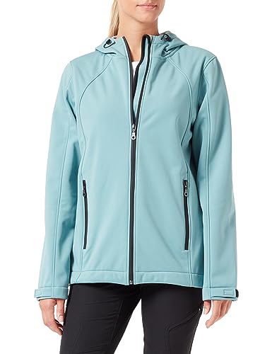 Trigema Damen 507907 Softshell-Jacke, Seegras, M EU von Trigema