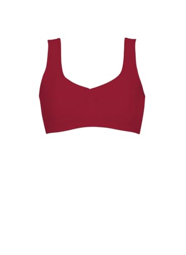 Trigema Damen 512311 Sport-BH, Rot (Rubin 436), 70 (Herstellergröße: S) von Trigema