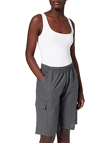 Trigema Damen 515095 Bermuda, Grau (anthrazit 018), 58 (Herstellergröße: 4XL) von Trigema