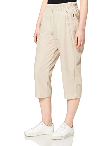 Trigema Damen 515292 Sporthose, Beige (Sand 125), 40 (Herstellergröße: M) von Trigema