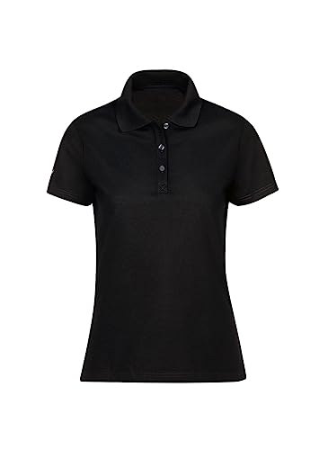 Trigema Damen 521603 Poloshirt, Schwarz (Schwar, 3XL von Trigema