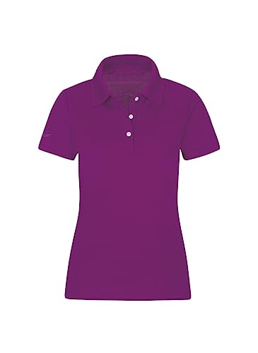 Trigema Damen 521603 Poloshirt, Violett (Brombe, M von Trigema