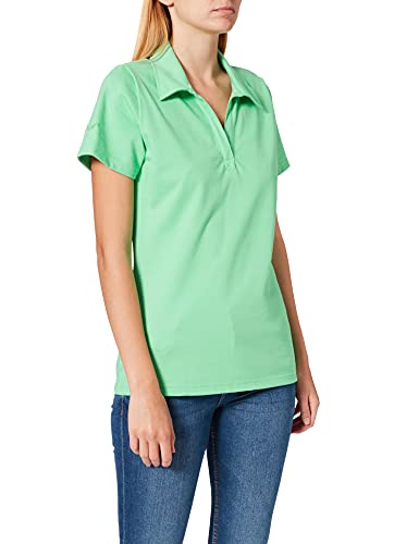 Trigema Damen 521612 Poloshirt, Grün (Waldmeist), 2XL von Trigema