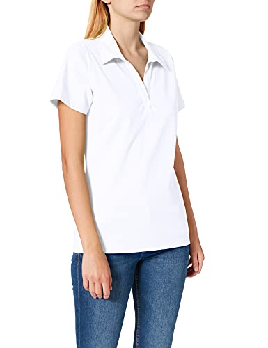 Trigema Damen 521612 Poloshirt, Weiß (Weiß 001), XL von Trigema