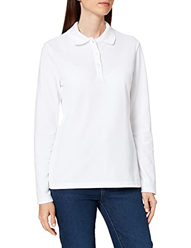 Trigema Damen 5216531 Poloshirt, Weiß (Weiss 001), Small von Trigema