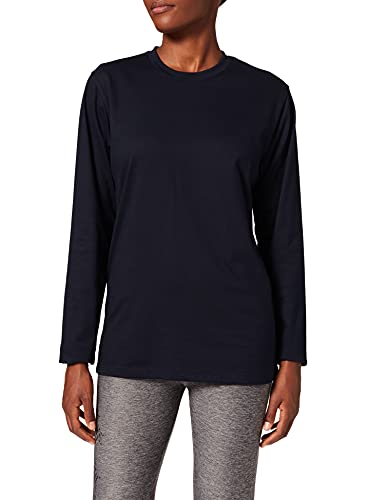 Trigema Damen 536501 Langarmshirt, Blau (Navy 046), 4XL von Trigema
