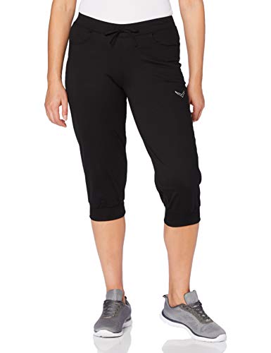 Trigema Damen 5370112 Sporthose, Schwarz (Schwarz 008), 44 (Herstellergröße: L) von Trigema