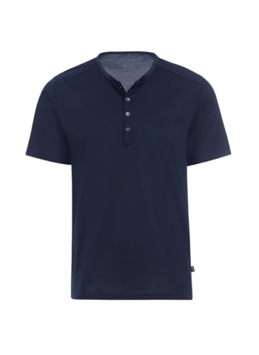 Trigema Damen T-Shirt mit Knopfleiste Deluxe Baumwolle von Trigema