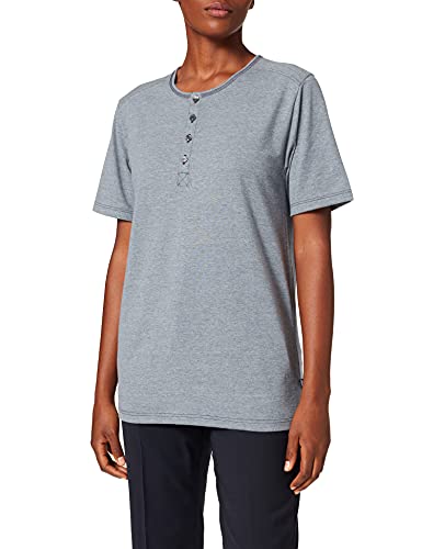 Trigema Damen 537204 T-Shirt Grau (Steingrau-Melange 246) Medium (Herstellergröße: M) von Trigema