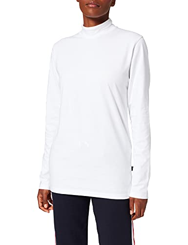 Trigema Damen 537509 Langarmshirt, Weiß (Weiss 001), 52 (Herstellergröße: XXL) von Trigema