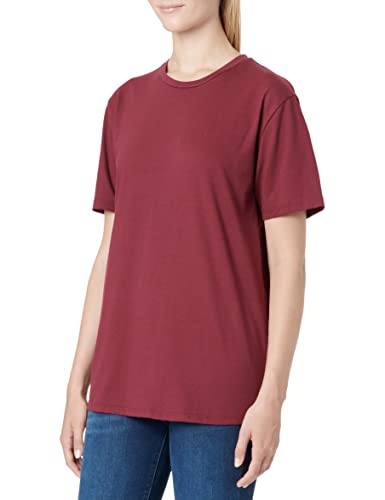 Trigema Damen 539202 T-Shirt, Rot (Sangria-C2C 589), Large von Trigema