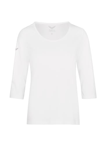 Trigema Damen 539505 T Shirt, Weiss-c2c, XL EU von Trigema