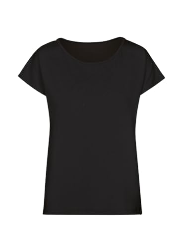 Trigema Damen 542206 T-Shirt, Schwarz (Schwarz 008), Large von Trigema