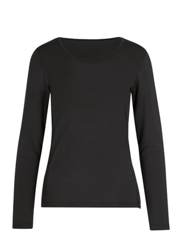 Trigema Damen 542501 T-Shirt, Schwarz (Schwarz 008), 46 (Herstellergröße: XL) von Trigema