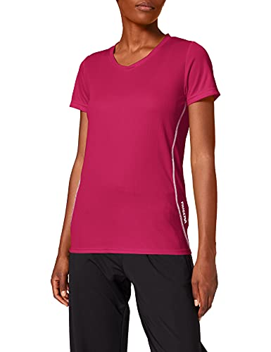 Trigema Damen 544201 T-Shirt, Pink (Magenta 030), Small von Trigema