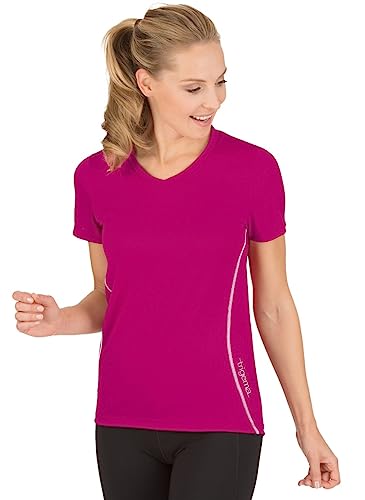 Trigema Damen 544201 T-Shirt, Pink (Magenta 030), X-Large von Trigema