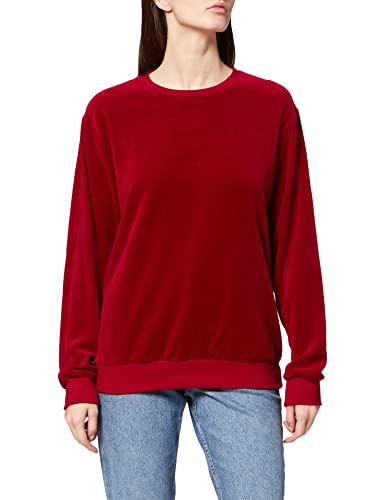 Trigema Damen 554501 Sweatshirt, Rubin, L von Trigema