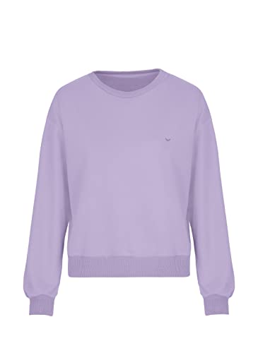 Trigema Damen 571501 Sweatshirt, Flieder, XL von Trigema