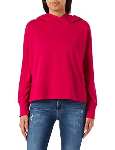 Trigema Damen 571905122 Kapuzenpullover, Magenta, L EU von Trigema