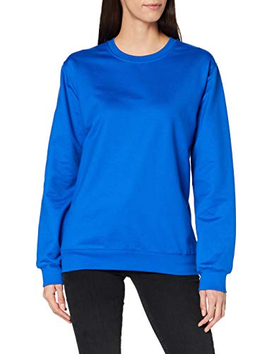 Trigema Damen 574501 Sweatshirt, Blau (Royal 049, 40 (Herstellergröße: M) von Trigema