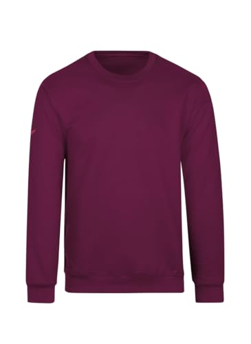 Trigema Damen 574501 Sweatshirt, Rot (Sangria 89, 52 (Herstellergröße: XXL) von Trigema