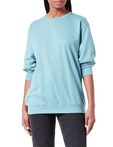 Trigema Damen 574501 Sweatshirt, seegras, S von Trigema