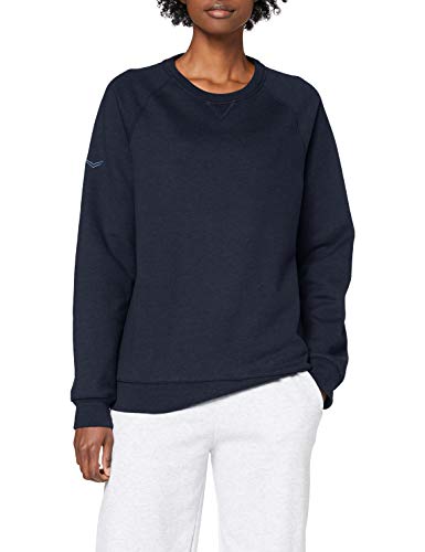 Trigema Damen 575501 Sweatshirt, Blau (Navy 046), Small von Trigema