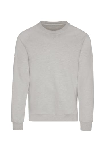 Trigema Damen 575501 Sweatshirt, Grau (hellgrau-Melange 110), 36 (Herstellergröße: S) von Trigema