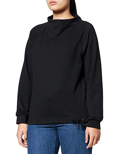 Trigema Damen 577508 Sweatshirt, schwarz, XXL von Trigema