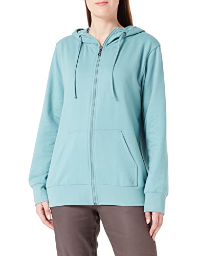 Trigema Damen 577907 Kapuzenpullover, Seegras, L EU von Trigema