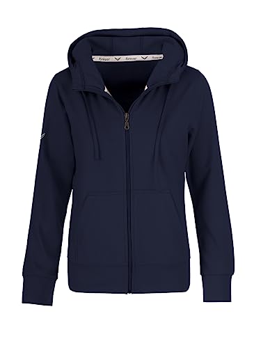 Trigema Damen 577907 Sweatjacke, Blau (Navy 046), Medium von Trigema