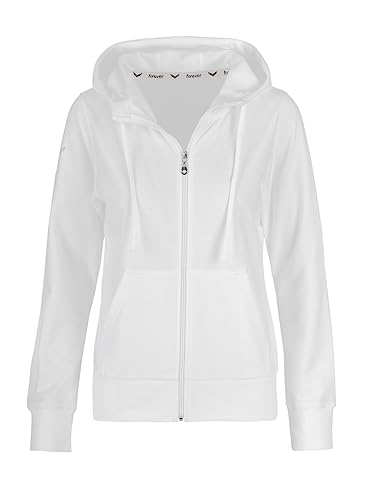 Trigema Damen 577907 Sweatjacke, Weiß (Weiss 001), X-Large von Trigema