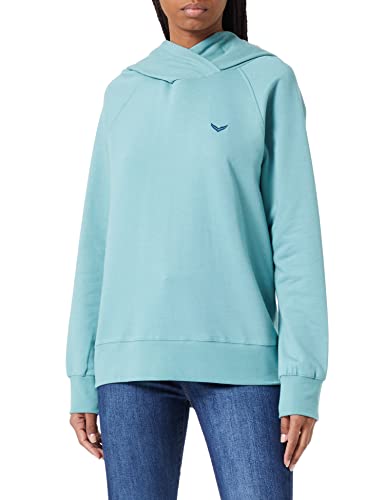 Trigema Damen 579904 Sweatshirt, seegras, L von Trigema