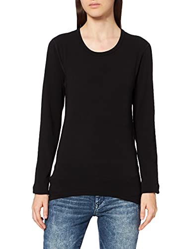 Trigema Damen 584501 Sport T-Shirt, Schwarz (Schwarz 008), 44 (Herstellergröße: L) von Trigema