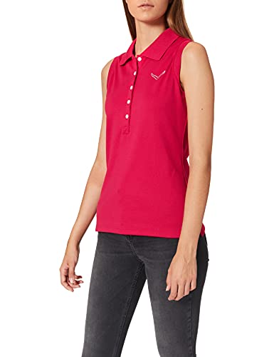 Trigema Damen Ärmelloses Poloshirt mit Swarovski® Kristallen von Trigema