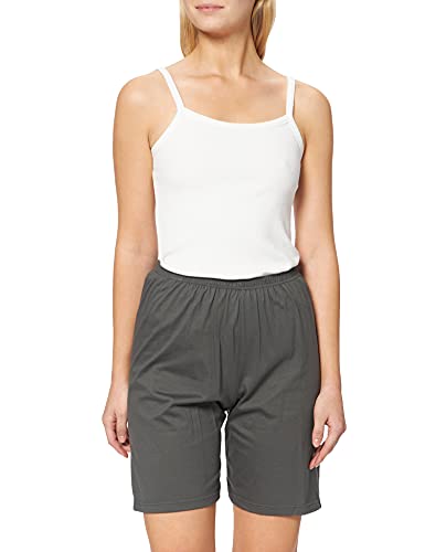 Trigema Damen Bermuda, 536104, Grau (anthrazit 018), 52 (Herstellergröße: XXL) von Trigema