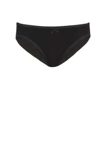 Trigema Damen 5853042 Hipster, Schwarz (Schwarz 008), 36 (Herstellergröße: S) (2er Pack) von Trigema